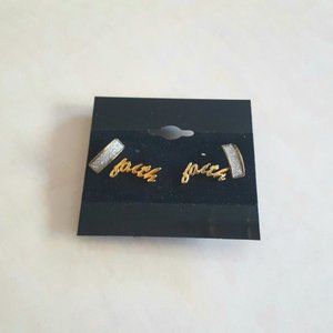 Gold-Plated Sterling Silver Earring Set